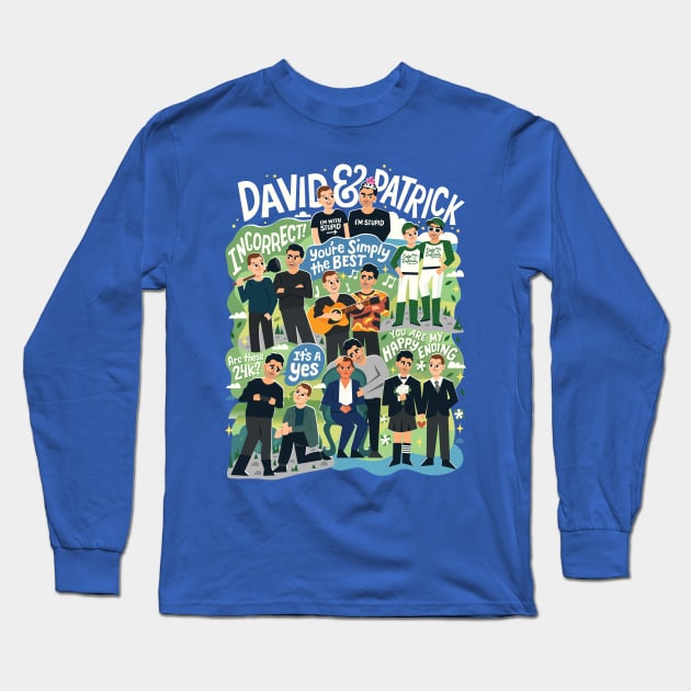 D&P Collage Long Sleeve T-Shirt by risarodil